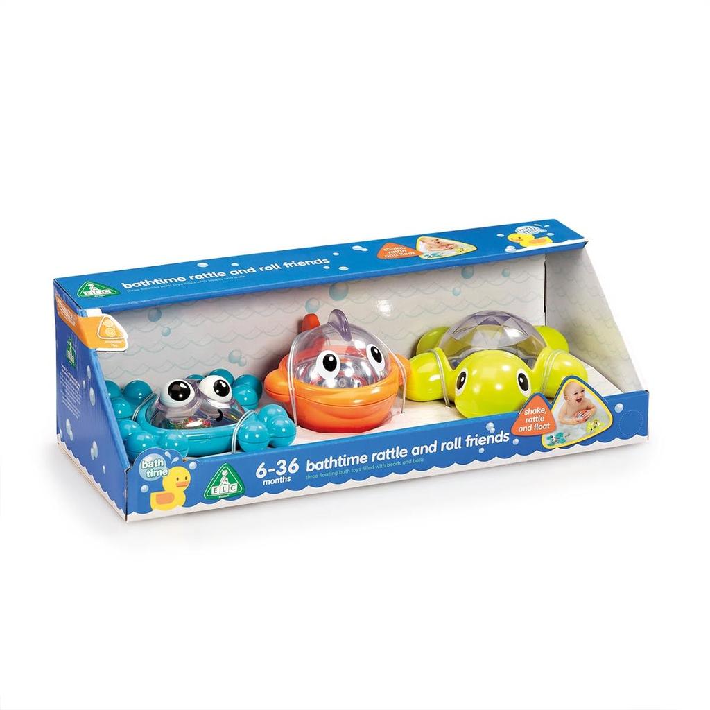 Early Learning Center Bathtime Rattle Roll Friends 3er-Set Badespielzeug Wasserspielzeug Babygeschenke 149135 Originalprodukt &