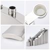 Mini Stainless Steel Hip Flask with Keychain