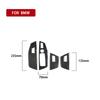 Real Carbon Fiber Car Accessories Window Lift Control Decorative Cover Soft Sticker For BMW X3 G01 2018- X4 G02 -2024