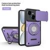 For Tecno Spark Go 1 Case Cover Magnetic Armor Shockproof Ring Holder Case Wireless Charge Cover