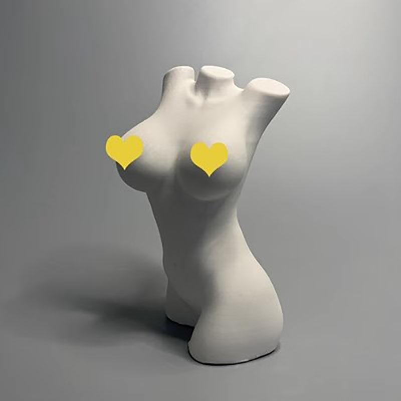 Minimalist Female Body Sculpture, Gypsum Desktop Art Decoration, Small Ornaments, High End Birthday Gifts