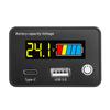 DC8-30V Battery Capacity Indicator Car Motorcycle Digital Voltmeter Voltage Tester Meter Tool  USB3.0/Tpye-C Output for Car