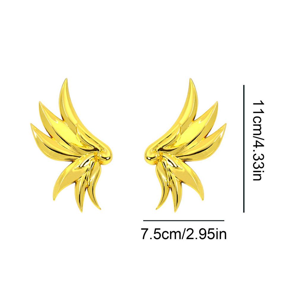 3D Angel Wings Auto Decals 3D Car Stickers Exterior Car Accessories Zinc Alloy Auto Decorations 3D Badge Emblem Sticker For Car