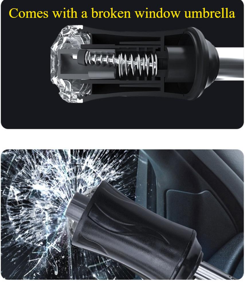 Verbessertes Auto-Biegerohr Fensterbrechergriff Sonnenschutz Geeignet für acht Größen von Sonnenschutz für verschiedene Modelle wie Tesla MPV