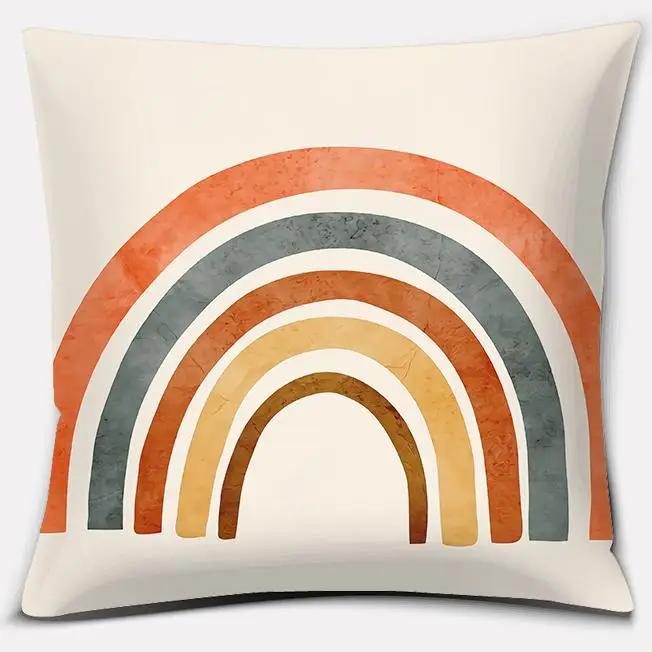 2023 Brown Green Abstract Series Pillow Gift Home Office Decoration  Bedroom Sofa Car Cushion Cover case 45x45