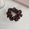Spring & Summer French Leather Hair Tie for Women - High-End Flower Ponytail Accessory