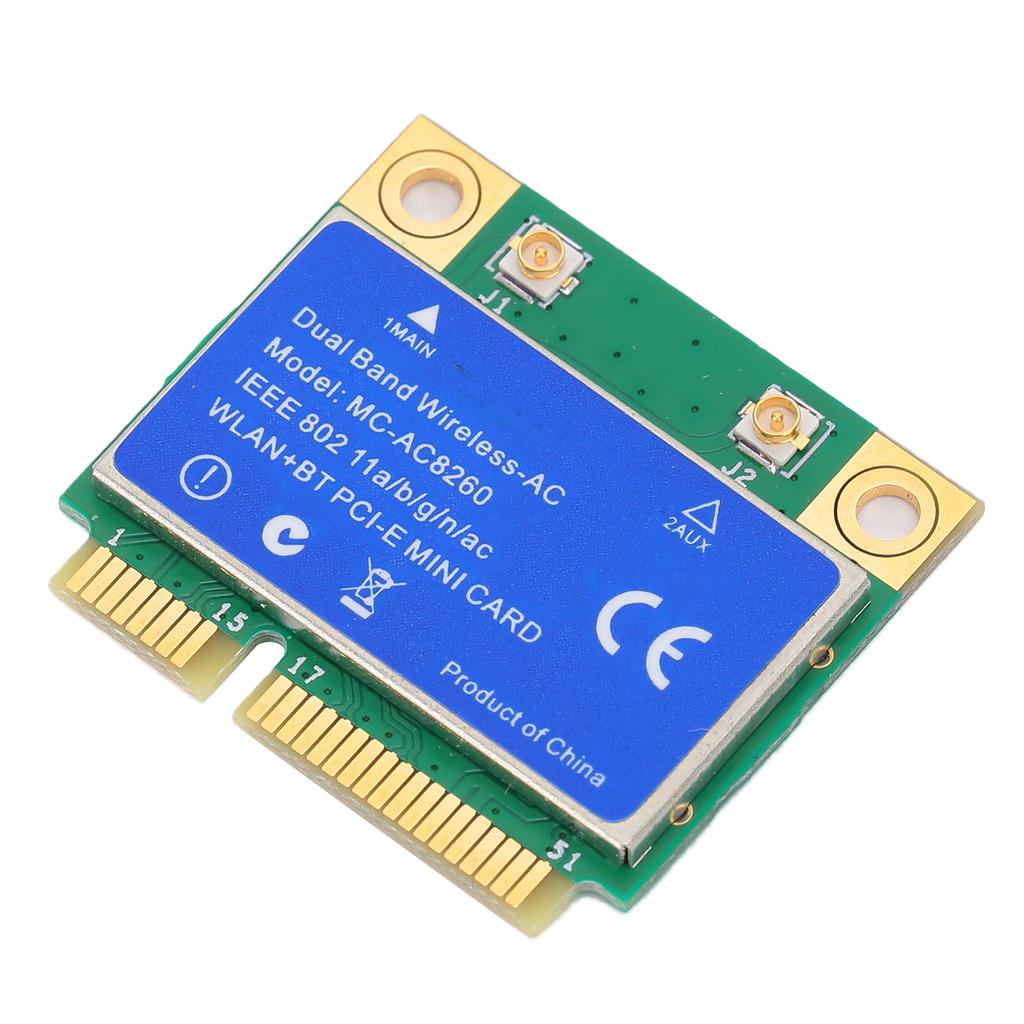 MINI PCIE Card 1200M Dual Band 2.4GHz 5GHz Wireless Network Card 8260 WLAN+BT 2in1 MC8260