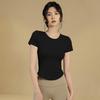 Women's Quick-Dry Short Sleeve Yoga & Running T-Shirt - Lightweight Summer Fitness Top