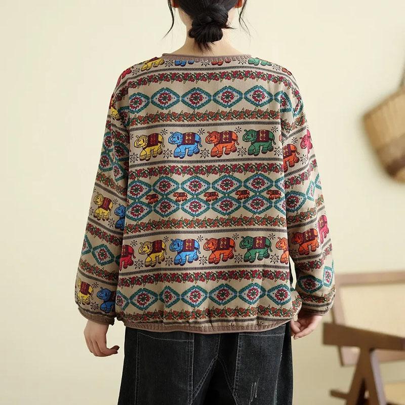 Cotton Shirt Women Loose Hemp Long-sleeved V-neck Thin Pullover Bottoming T-shirt Tops