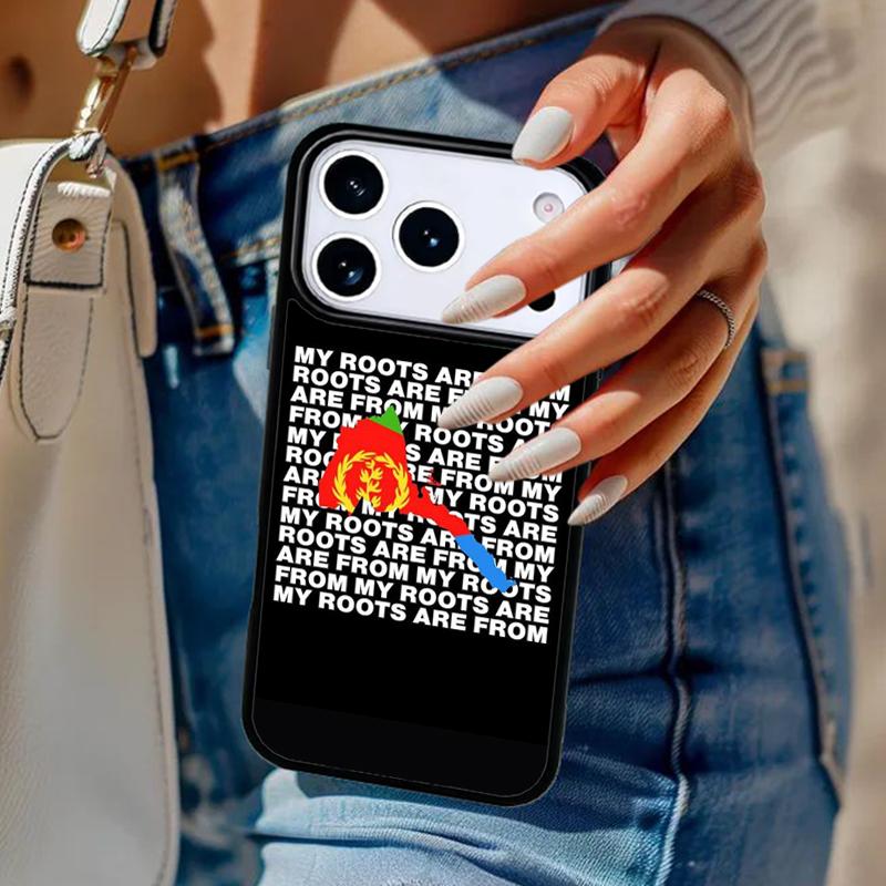 Eritrea Flag Soft Phone Case For iPhone 17 Air 14 15 13 12 Max Cover For Apple 14 15 16 16e 11 Pro Max Plus