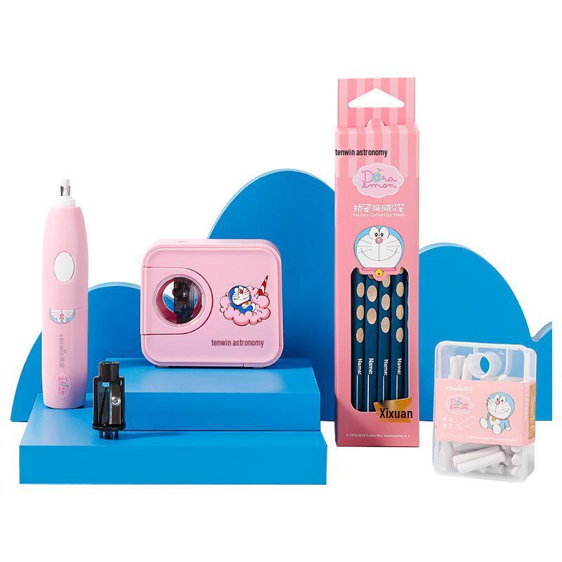 Astronomical Doraemon Electric Stationery Set for Students – Children s Day Gift A6303