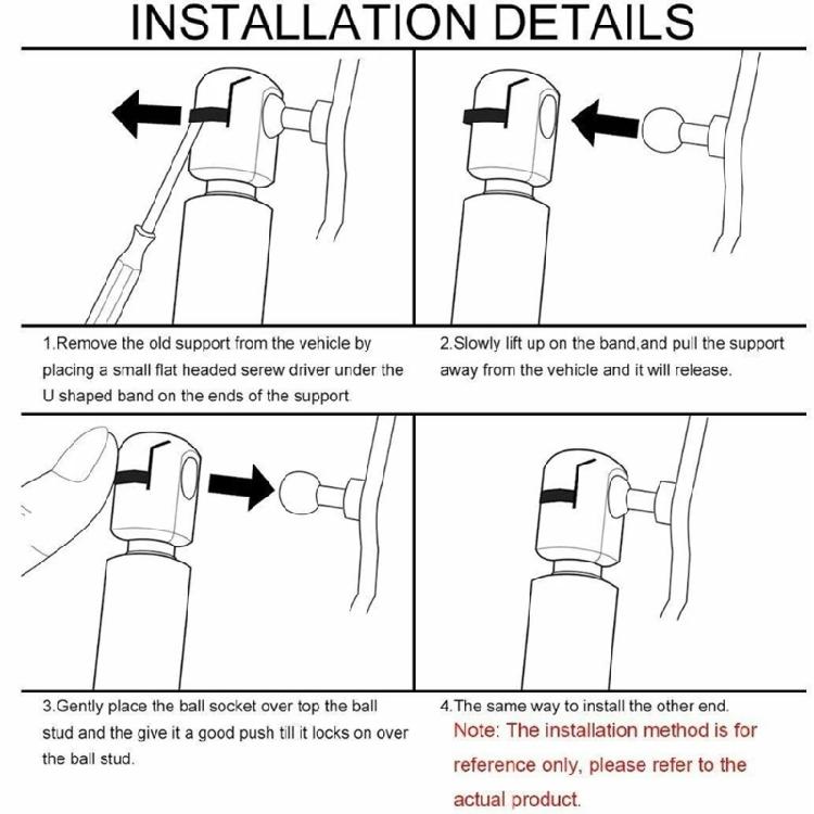 6547046A0A 6802 84430-4GA2A PM3369 Replacement Tailgate Boot Support Lift Car Rear Tailgate Boot Gas Struts Lifter