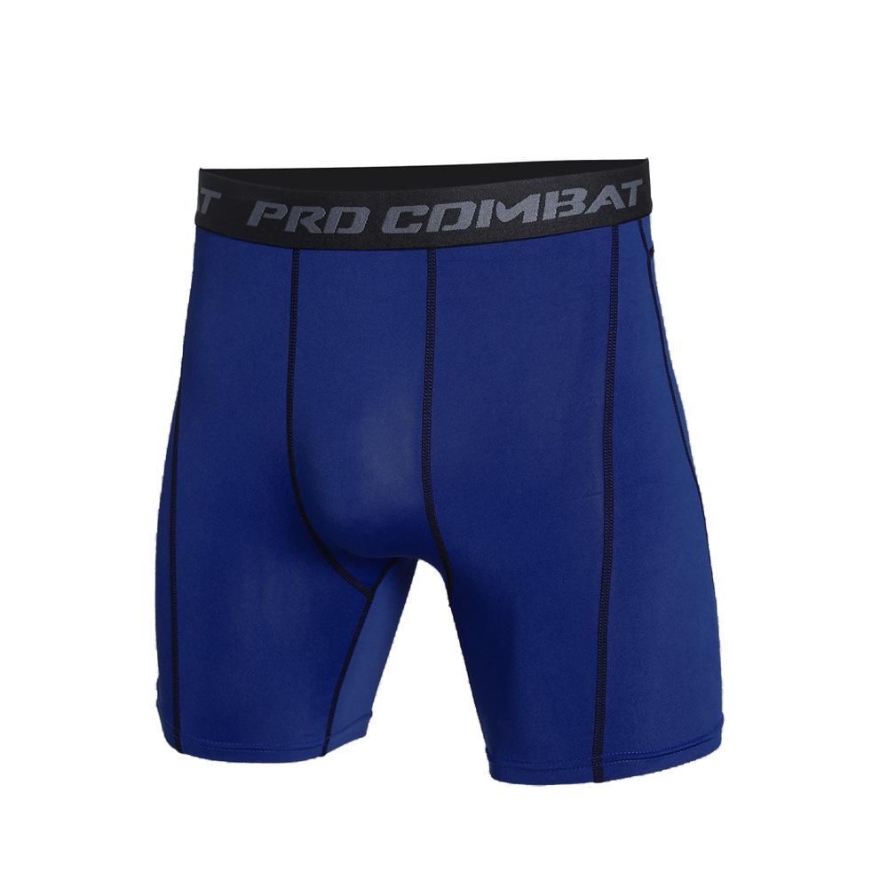 Men's Quick-Dry High-Elastic Basketball Running Shorts 6014: Sweat-Wicking, Tight-Fit Base Layer for Training