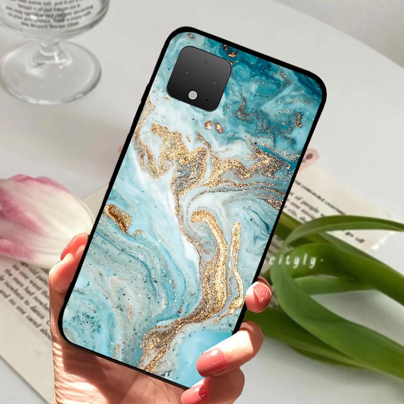 Case For Google Pixel 4A 5G Silicone Soft TPU Black Phone Cover For Google Pixel 5 XL 5G Protective Fundas Cases Luxury Coque