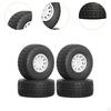 4 Pieces RC Car Wheels and Tires Easy to Install Spare Parts Modification for 1/14 Crawler