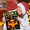 Weihnachts-Adventskalender F Caw F Huhn Dekorative Figuren Aus Acrylmaterial Für Festliche Feiern