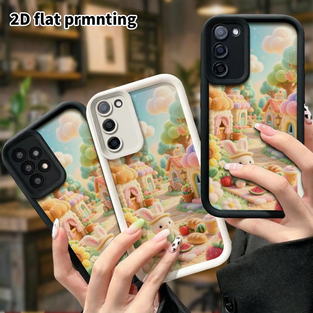 Phone Case: 2D flat, suitable for Samsung Galaxy A34 A35 M05 M06 S20 S22 S21 FE Plus 5G protective case, perfect for picnic time, Christmas, and Hallo