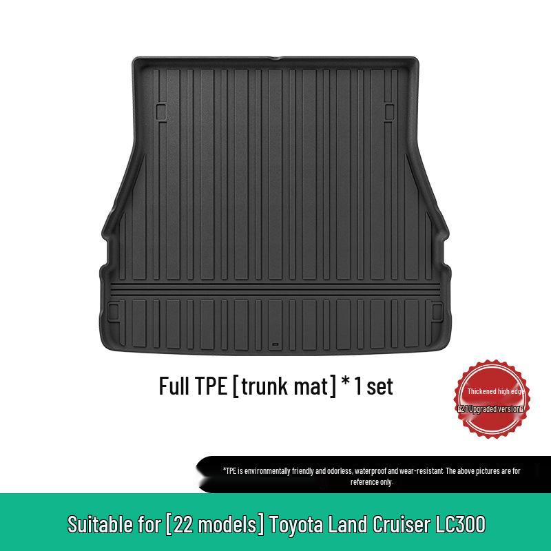 Custom-Fit TPE Floor Mats for Toyota Land Cruiser LC300 (2022 Model)
