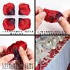 Set of 3,000 Artificial Rose Petals for Flower Showers, Proposals, Weddings, Receptions, Birthdays, Celebrations, Christmas, and Parties (3,000 Red Pe