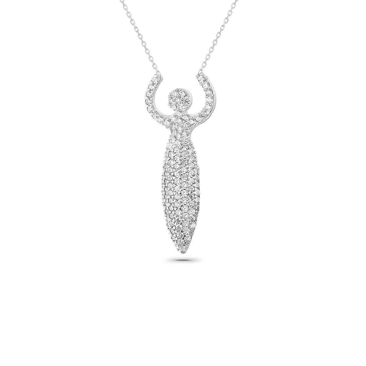 

Zircon Artemisia Pendant 925 Sterling Silver Necklace