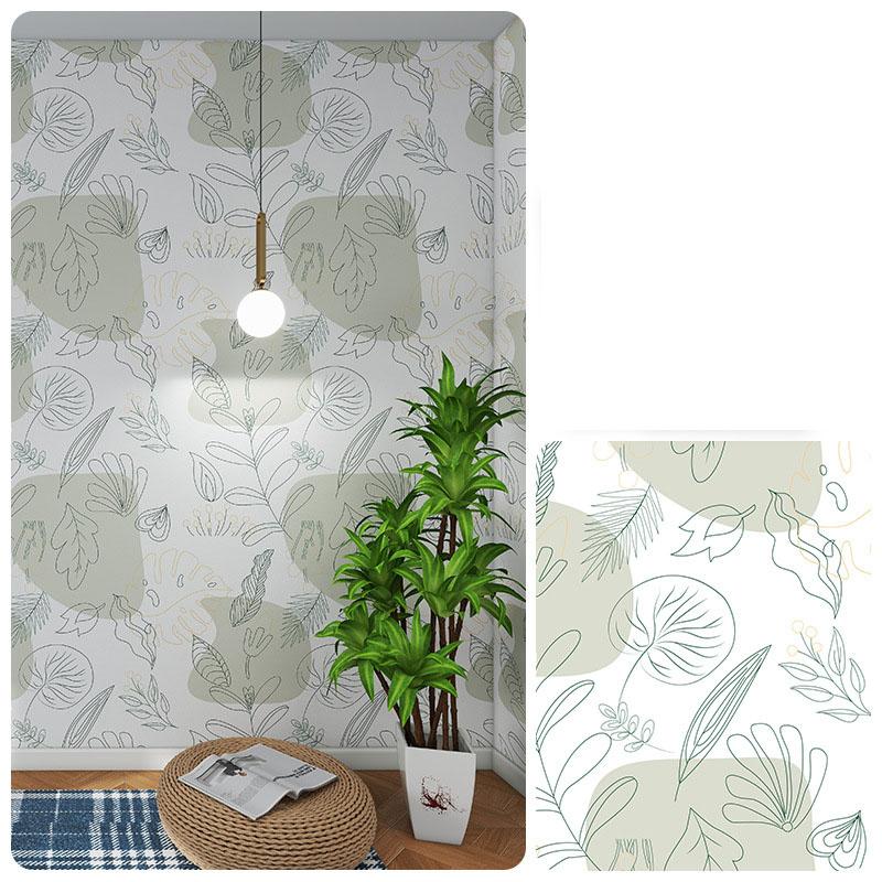 Self-Adhesive Waterproof Wallpaper Anti-Mold Washable Print Non-Slip Wear-Resistant Bedroom Living Room Accent Wall Decor