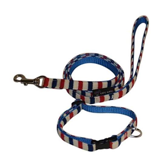 Kafkaf Collar BO Border Lead and Collar Tricolor France S