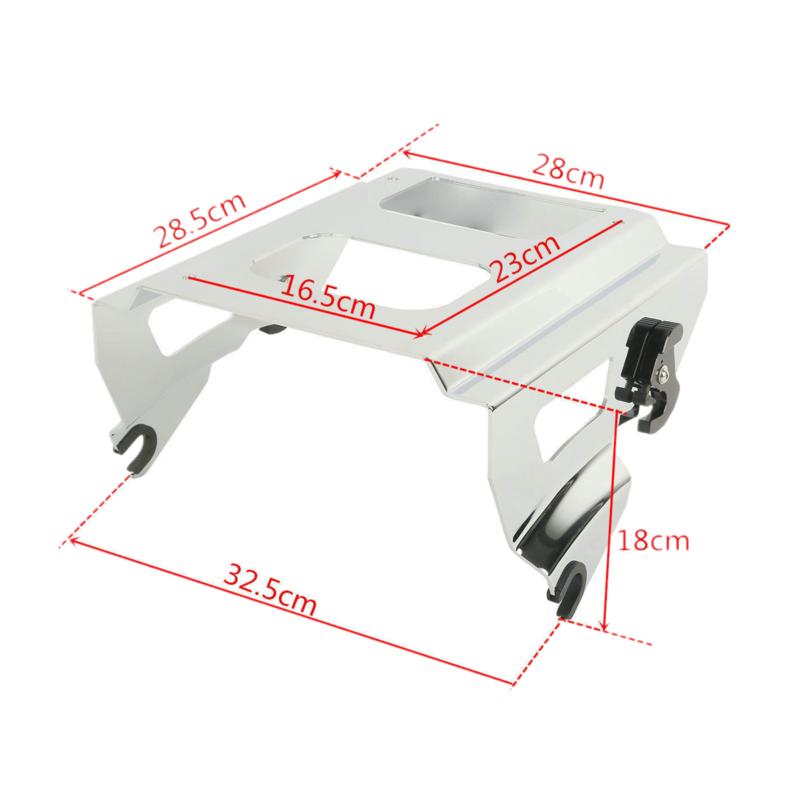 Motorcycle Detachable Solo Mounting Rack For Harley Touring Trunk Street Glide 2009-2013