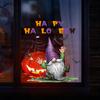 Yousheng Halloween Window Sticker Removable Static Cling Sticker Cartoon Animal Dwarf Window Cling for Living Room Dining Room Glass Door