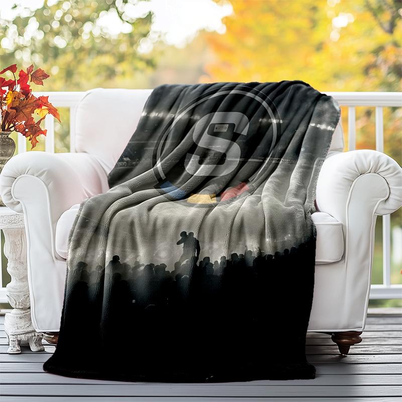 AC Sparta Praha Flanelldecke Weiche Ganzjahres-Kuscheldecke, Design für Camping, Autoreisen, Wandern, Sofa, Bett, Büro Perfektes Geschenk für Partys