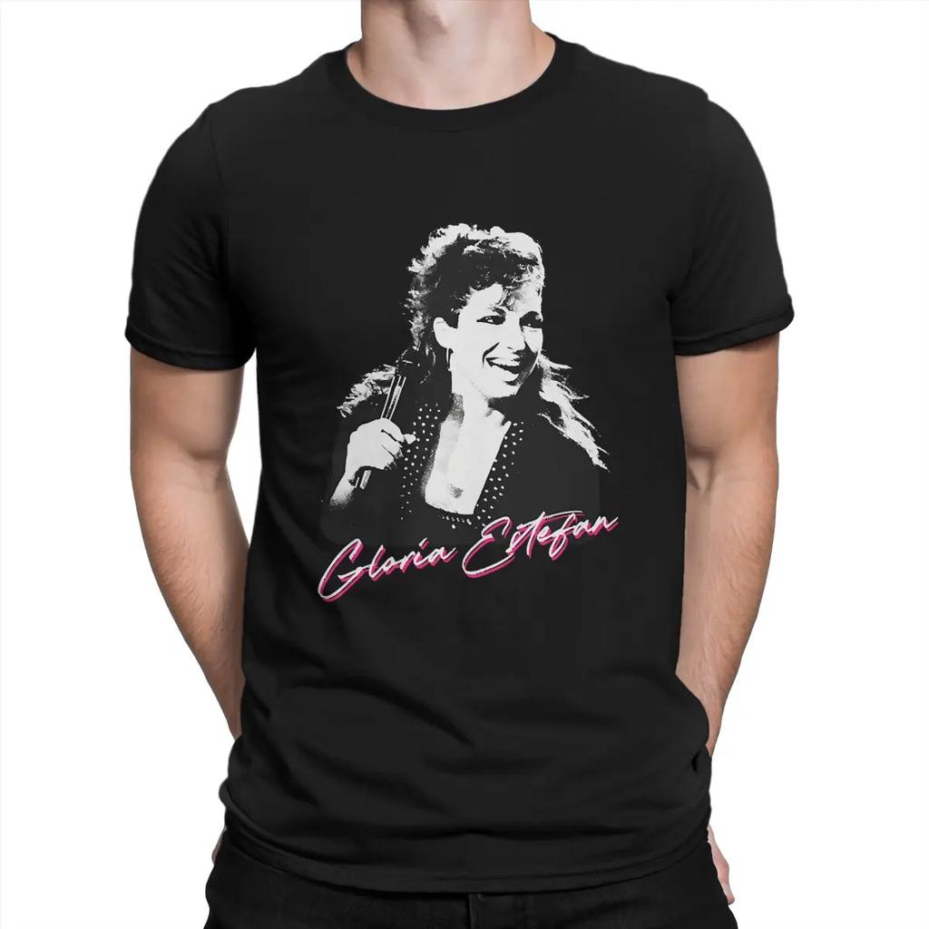 G-Gloria Estefan Singer TShirt Gloria Estefan   80S Fan Distinctive T Shirt Harajuku Sweatshirts Hipster Unisex