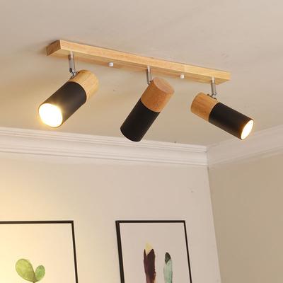 Modern LED Ceiling Light Iron Rotatable 1/3 Head Spotlight For Living Room Study Bedroom Dining Room Indoor Illumination Fixture