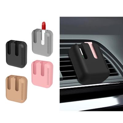 Lip Balm Holder Car Mount Lip Balm Holder Automobile Chapsticks Holder Clip Silicone Chapsticks Holder