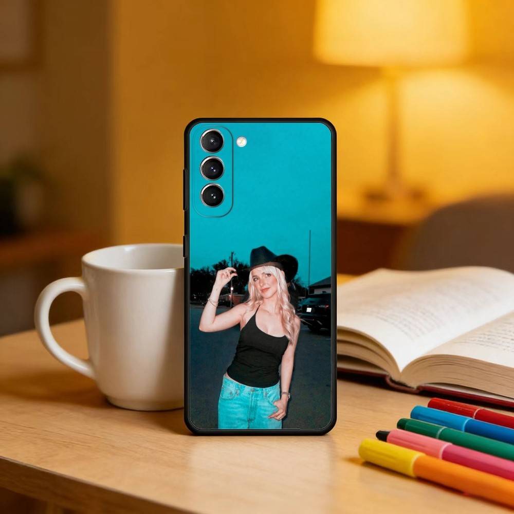 

Beauty M-Mckenna G-Grace Phone Case For Samsung S25,24,23,22,30,21,10,9,Ultra,Plus,Lite,FE,4,5 G Soft Black Case Samsung S24fe