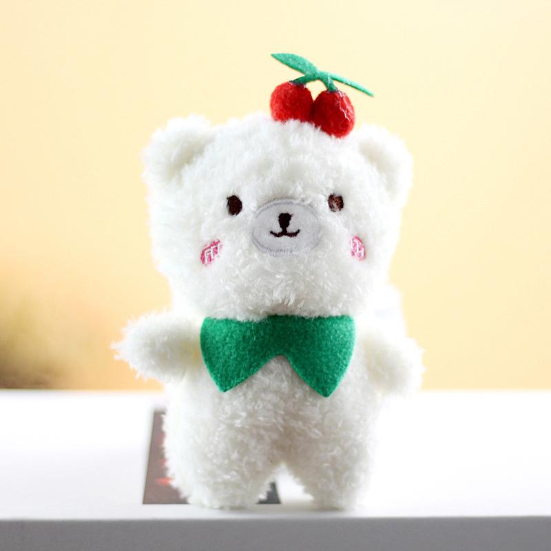 1Pcs Cute Little Bear Little Rabbit Plush Toy Cartoon Keychain Decorative Bag Pendant Children'S Gift
