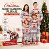 Xmas Deer Christmas Pyjamas Set Long Sleeve Top+Pants Soft Adult Kids Loungewear  Sleepwear