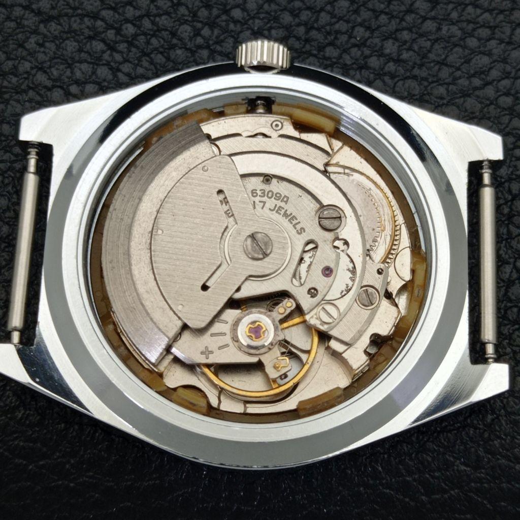 REFURBISHED JAPAN MADE SEIKO 5 AUTOMATIC MENS WATCH GREEN DIAL CUSTOM a440064-2 QV90-a440064