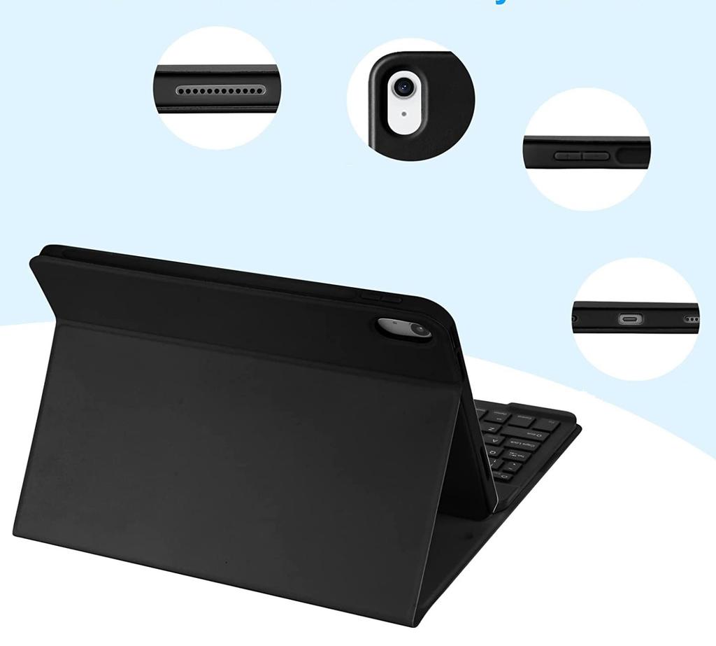 Case and keyboard for Apple iPad 10.9 10 GEN 2022 / iPad 11 A16 11GEN 2025