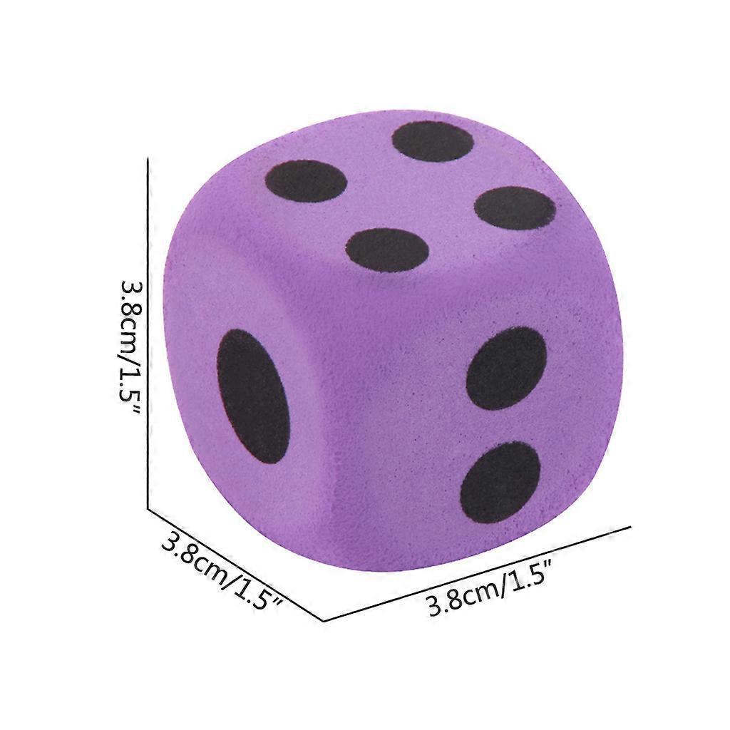 6pcs Specialty Giant EVA Foam Dice Kid Educational Toys Children Party Game Dice