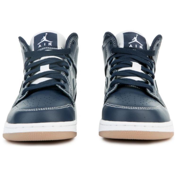 Jordan 1 Retro Mid GS Obsidian 554725-402