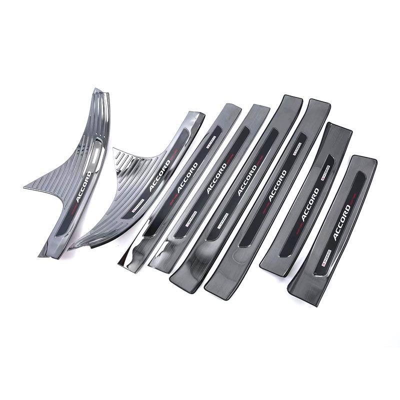 Protecție prag bară spate Honda Accord generația a 10-a - Oțel inoxidabil