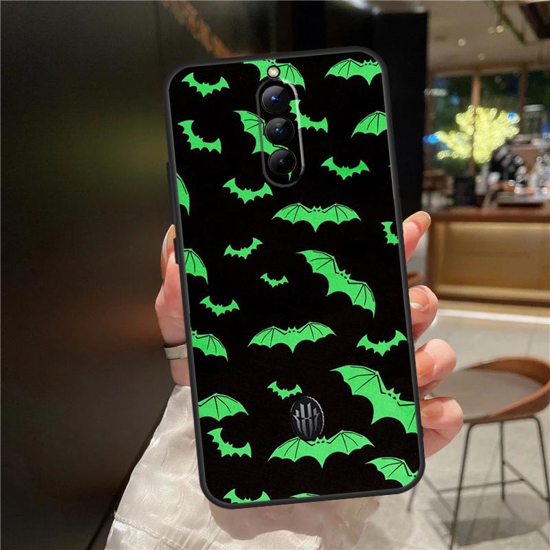 Halloween Vampire Bats Case For ZTE Nubia Red Magic 11 10 9 8 8S 9S 10S Pro Plus 6 7 6S 7S For RedMagic 10 Air Cover