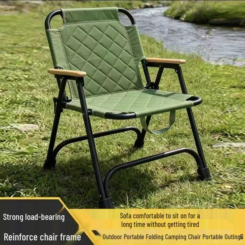 Padded Folding Outdoor Kermit Camping Chair