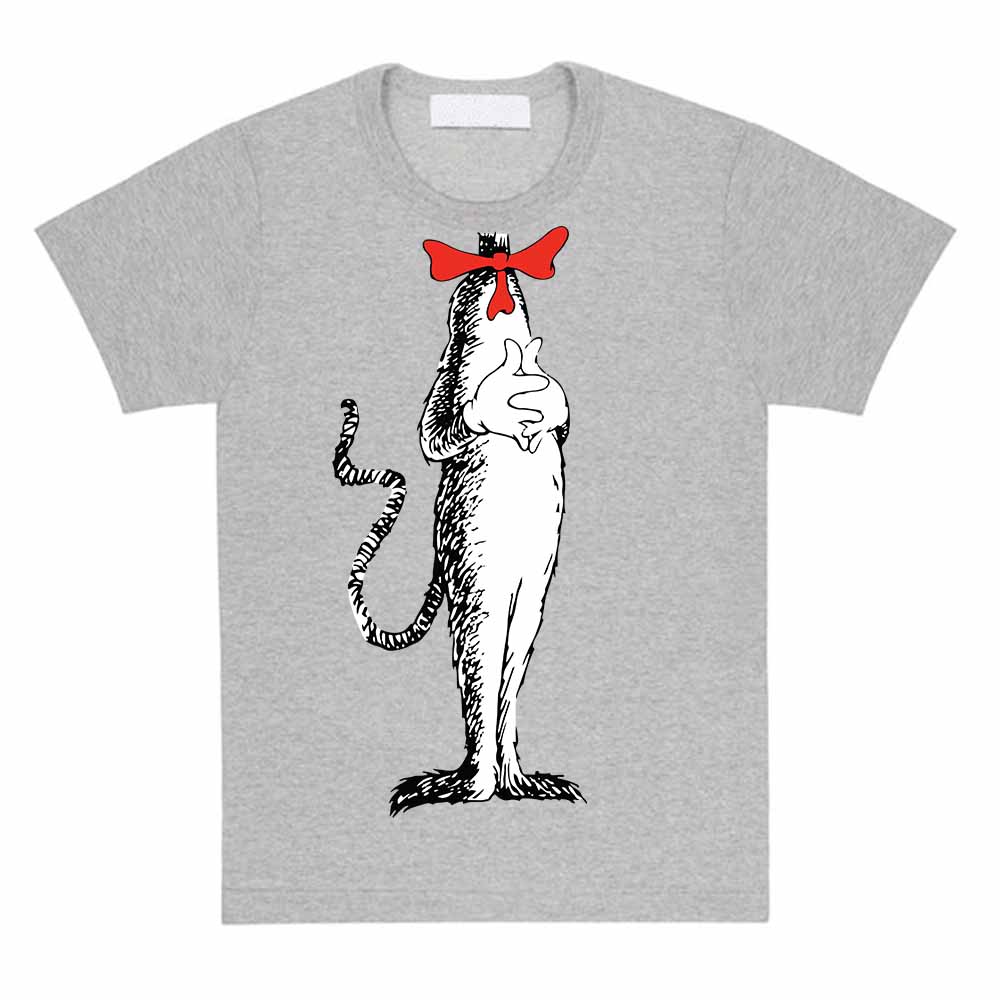 Cat in The Hat Manga Printing Tshirts Short Sleeve Loose Cotton T-shirt Funny Cartoon Meme Graphic T Shirt Unisex Tees