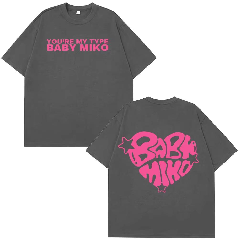 Young Miko Baby Miko Merch Fans T Shirt Men Women Fashion Aesthetic Shortsleeved Pure Cotton 2026 Spring Summer Tshirts