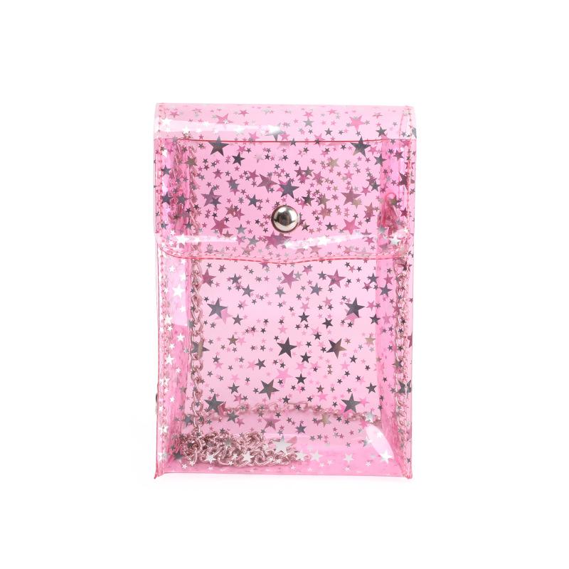 Crossbody Small Bag, Chain Bag, Transparent Jelly Bag, Walking Phone Chain Crossbody Bag