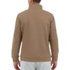 Men's Casual Long-Sleeved Collared Quarter-Zip Sweatshirt