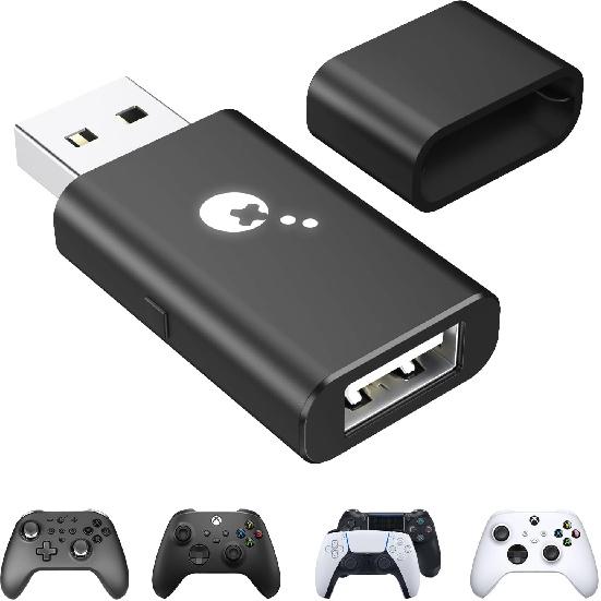 Беспроводной адаптер GuliKit Goku, Адаптер для контроллера King Kong 2 Pro, Bluetooth, Работает с Xbox Series X, PS4, Switch, ПК