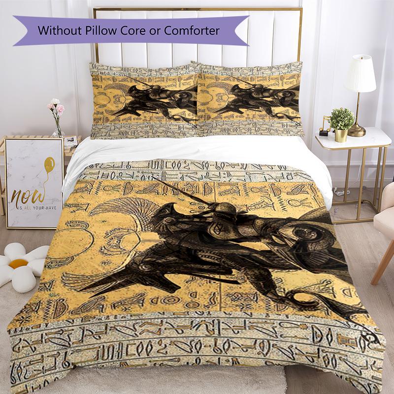 African Style Bedding Set Breathable Duvet Cover with Pillowcases Decorative Bed Linen for Bedroom Home Decoration Birthday Gift