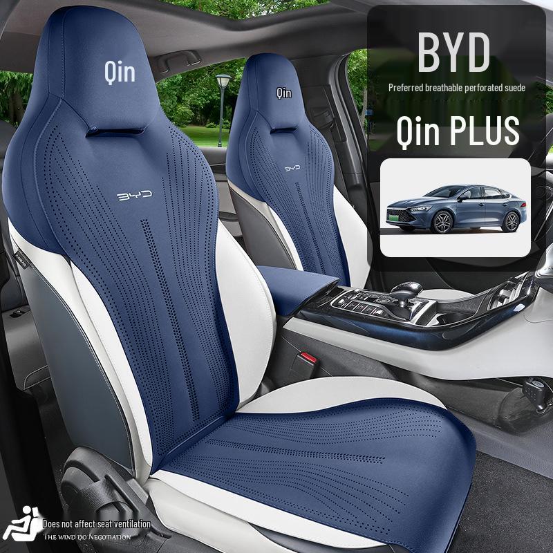 Four-Season Semi-Wrapped Car Seat Cushion for BYD Qin PLUS