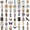50PCS Dark Aesthetic Diary Stickers DIY Diary Laptop Luggage Skateboard Graffiti Decal Fun Stylish Classic Toys